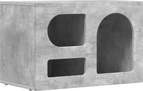 vidaXL Ντουλάπι TV ELST 60 x 35 x 40 εκ. Σκυρόδεμα Γκρι