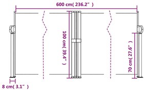 ΣΚΙΑΣΤΡΟ ΠΛΑΪΝΟ ΣΥΡΟΜΕΝΟ ΛΕΥΚΟ 100 X 600 ΕΚ. 4004586