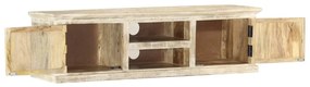 vidaXL Έπιπλο Τηλεόρασης 130 x 30 x 36 εκ. από Μασίφ Ξύλο Μάνγκο