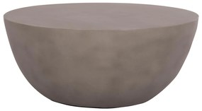 Τραπεζάκι σαλονιού ALLAN Στρόγγυλο απο Fiber Cement σε Γκρί Φ92x49Υεκ. 92x92x49 εκ.