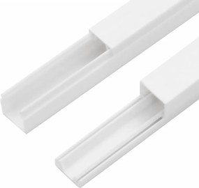 vidaXL Κανάλι Καλωδίων 30 x 15 χιλ. 10 μ. από PVC