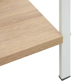 vidaXL Ραφιέρα 4 Επιπέδων Δρυς 60x27,6x124,5 εκ. Επεξεργασμένο Ξύλο