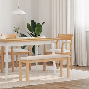 Πάγκος vidaXL 110 cm μασίφ ξύλο καουτσούκ