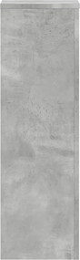 vidaXL Βάση φυτών 2 τεμ. Γκρι Σκυροδέματος 25 x 25 x 80 cm