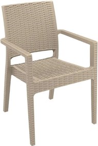 SIESTA IBIZA TAUPE ΠΟΛΥΘΡΟΝΑ ΠΟΛ/ΝΙΟΥ 58X59X87εκ.53.0011