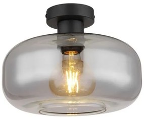 Πλαφονιέρα Φωτιστικό Οροφής Ε27 Φ28 Giuseppe Globo Lighting-15566D-Φιμέ/Smoke 15566D