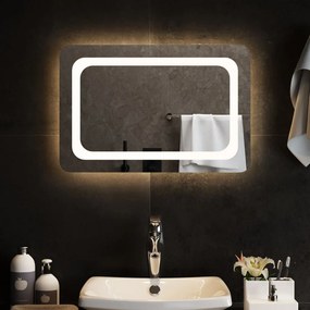 Καθρέφτης Μπάνιου με LED 60x40 εκ. - Διαφανές