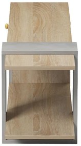 Έπιπλο τηλεόρασης Standi σε sonoma-γκρι cement απόχρωση 120x25x36.8εκ 120x25x36.8 εκ.