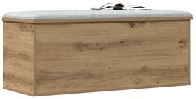 vidaXL κουτί αποθήκευσης  Artisan Oak 90x35x35 εκ, φτιαγμένο από ξύλο