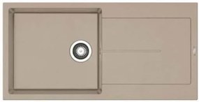 Νεροχύτης Pyramis Ithaka 1B 1D Plus-Beige-100 x 50 εκ.