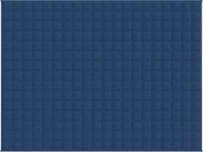 vidaXL Κουβέρτα Βαρύτητας Μπλε 152 x 203 εκ. 7 κ. Υφασμάτινη