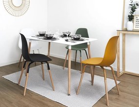 ΚΑΡΈΚΛΕΣ &amp; ΠΟΛΥΘΡΌΝΕΣ SCANDINAVIAN CHAIR PP PHENIX MUSTARD HD7612