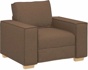 vidaXL Πολυθρόνα-Καναπέ-Καφέ 100x78x84 εκ. από Ύφασμα