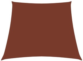 vidaXL Πανί Σκίασης Τρίγωνο Terracotta 2/4 x 3 μ. από Ύφασμα Oxford