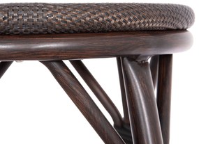 ΣΚΑΜΠΟ ΑΛΟΥΜΙΝΙΟΥ ΜΕΣ.ΥΨΟΥΣ CHINO HM6286.01 BAMBOO LOOK &amp; TEXTILENE ΚΑΦΕ 43x43x65Υεκ (1 Τεμμάχια)