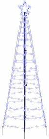 vidaXL LED Χριστουγεννιάτικο Δέντρο με 390 LED Μπλε 250 cm Σίδερο