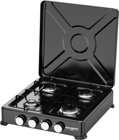 HAUSBERG HB-H 404 BLACK 4 BURNER GAS COOKER