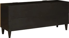 vidaXL Ντουλάπι TV Μαύρο και Χρυσό 105 x 33 x 46 εκ.