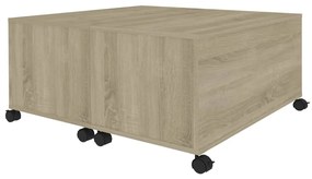 vidaXL Τραπεζάκι Σαλονιού Sonoma Δρυς 75 x 75 x 38 εκ. από Μοριοσανίδα