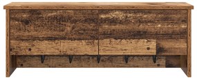 vidaXL Τοίχου Κρεμάστρα Παλαιό ξύλο 80 x 20 x 30 cm Επεξεργασμένο ξύλο