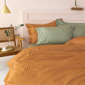 Σεντόνια Υπέρδιπλα (Σετ) Palamaiki Sateen Riga Μπεζ