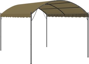 vidaXL Κιόσκι Taupe 4 x 3 x 2,6 μ. 180 γρ/μ²