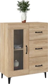 vidaXL Ντουλάπι Sonoma Δρυς 69,5 x 34 x 90 εκ. από Επεξεργασμένο Ξύλο