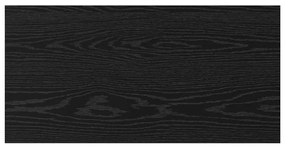 vidaXL Ράφι Βιβλίων 4 pcs Μαύρο 80 x 40 x 1.5 cm Επεξεργασμένο ξύλο
