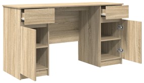 vidaXL γραφείο  Σονομα Οξιά 140x49x76 εκ Επεξεργασμένο ξύλο