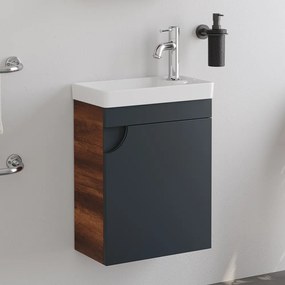 Πάγκος NEW MINI Ανθρακί MDF 18mm Λάκα 40 S3BMINI040AN 40x22x55cm S3BMINI040AN