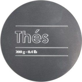 Δοχεία Για Τσάι (Σετ 3τμχ) F-V Embossed Black 136300