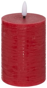 Διακοσμητικό Κερί LED Molia Atmosphera με διαστάσεις 7x7x12.5cm - Red