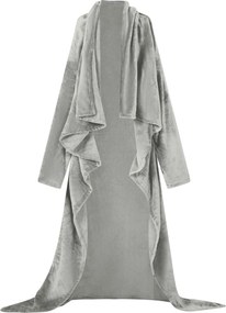 vidaXL Φούτερ-κουβέρτα Γκρι F Φανέλα