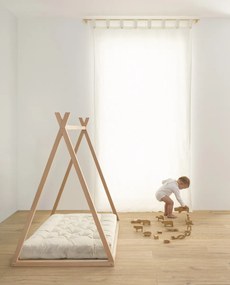 Nuvola Premium Κρεβατι / Σκηνη Montessori Μπεζ Μπεζ 88x138-168x132cm