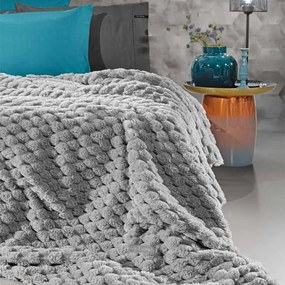 Κουβέρτα Γούνινη King Size (240x260) Guy Laroche Elixir Silver