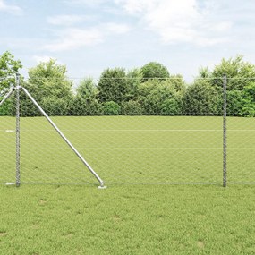 vidaXL Φράχτης Hexagon 1.4x50 μ Γαλβανισμένο Ατσάλι
