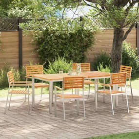 vidaXL Σετ Τραπεζαρίας Κήπου 7 pcs