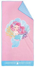 Παιδική Πετσέτα Θαλάσσης Microfiber (70x140) 2 Όψεων Greenwich Polo Club Junior 4041