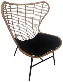Liberta BUTTERFLY ΠΟΛΥΘΡΟΝΑ ΦΥΣΙΚΟ ΜΑΥΡΟ 89x78xH106,5cm 89x78xH106,5cm 22-0214