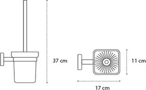 Karag Quattro Nero 470155 - Πιγκάλ Κρεμαστό Μαύρο