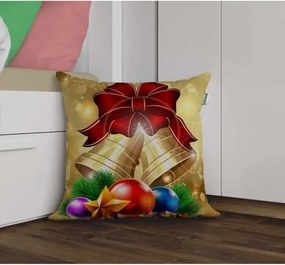 Stewehome Μαξιλαροθήκη με 3D ψηφιακή εκτύπωση και σχέδιο Πρωτοχρονιάς Πολύχρωμο