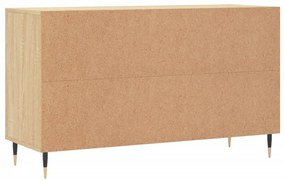 vidaXL Παπουτσοθήκη Sonoma Δρυς 102x36x60 εκ. από Επεξεργασμένο Ξύλο