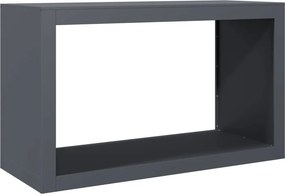 vidaXL Ράφι Καυσόξυλων Ανθρακί 100x40x60 εκ. Ατσάλινο