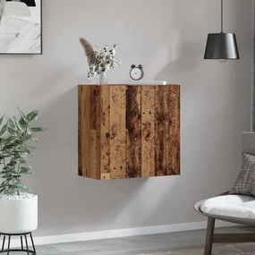 vidaXL Ντουλάπα Τοίχου Παλαιό ξύλο 60 x 31 x 60 εκ. Επεξεργασμένο ξύλο