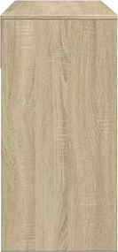 vidaXL Μπουντουάρ με Καθρέφτη Sonoma Δρυς 80 x 39 x 80 εκ.