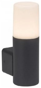 Φωτιστικό Τοίχου Αδιάβροχο Αλουμινίου Μαύρο Στρογγυλό με Ντουί GU10 121x80x250mm IP54 7566 VTAC-7566-Μαύρο 7566