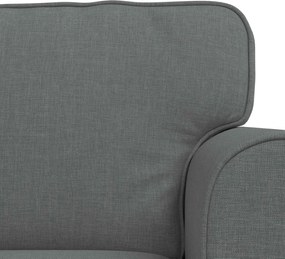 vidaXL Καναπές 2 pcs Σκούρο Γκρι