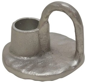 Κηροπήγιο Με Λαβή Jelicoe 422025 8x6cm Silver Eglo Aluminium