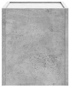vidaXL Κομοδίνα Επιτοίχια 2 τεμ. Γκρι Σκυροδέματος 40 x 30 x 35 εκ.