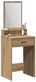 vidaXL Τουαλέτα με Συρτάρια Artisan Oak 50x41x140 εκ